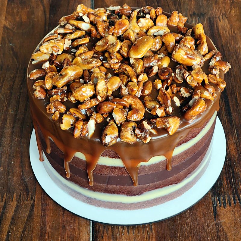 Bolo Caramelo e Castanhas da Brada